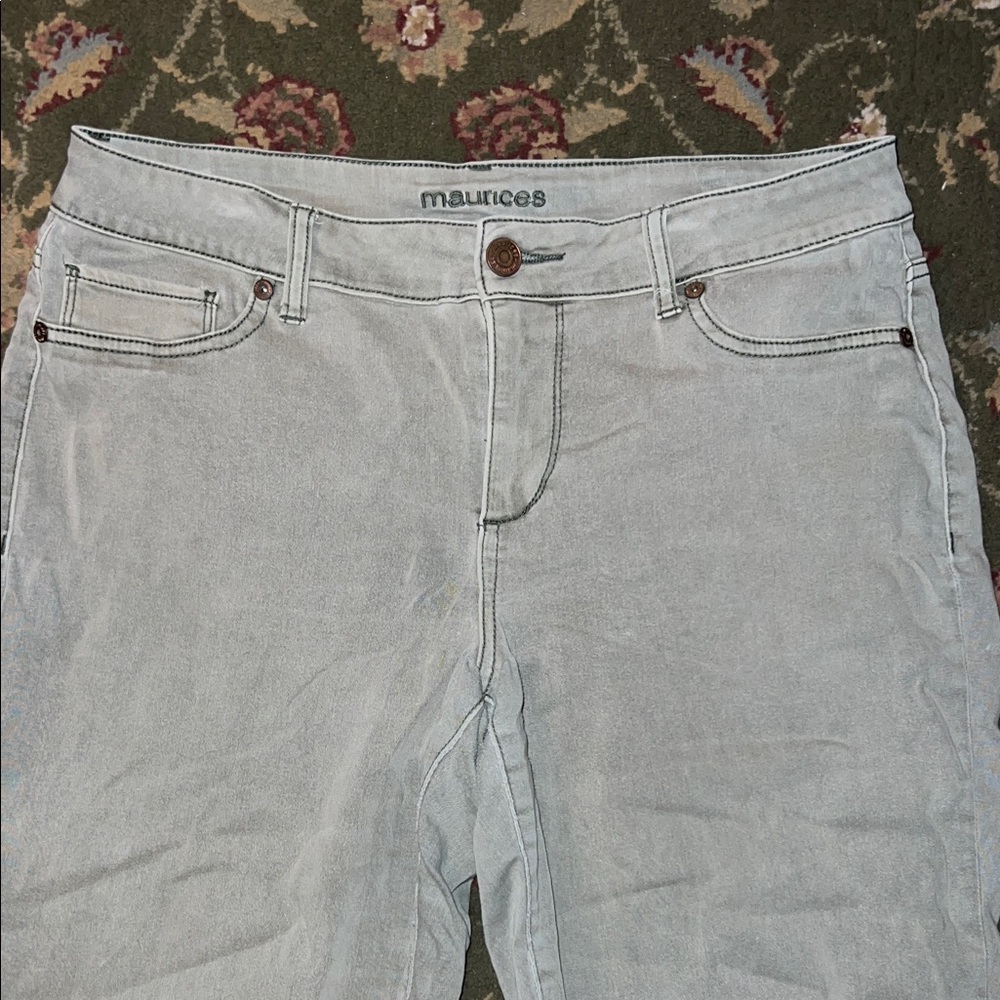 Maurices Light Blue Skinny Jeans - Picture 2 of 5